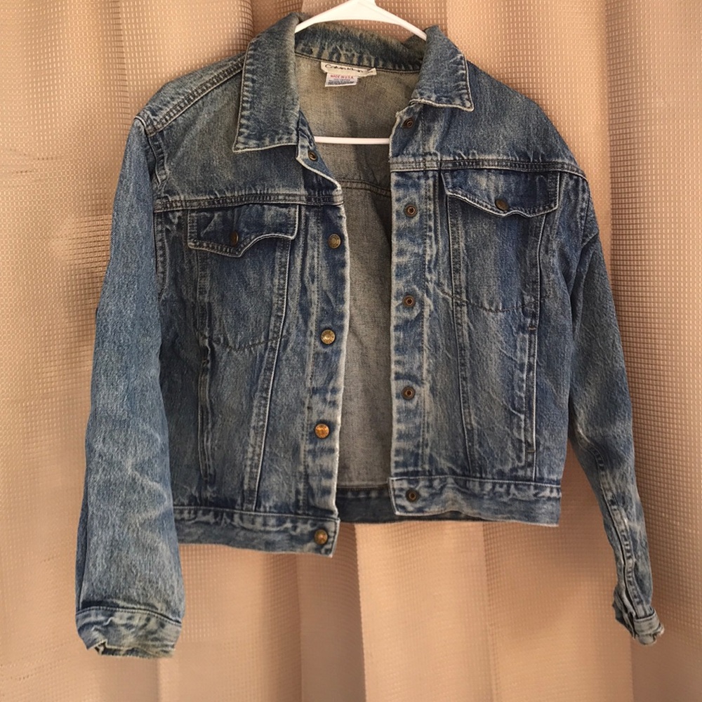 Calvin Klein Cropped Denim Jacket